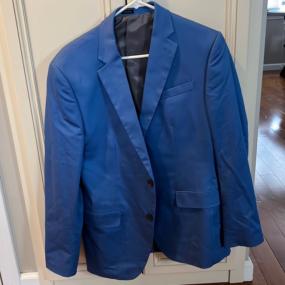 J Ferrar Mens blue Blazer 40R worn once